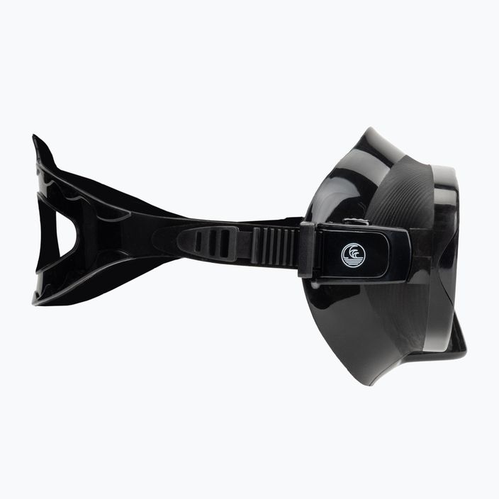 AQUASTIC Cove snorkelling set mask + snorkel + fins black 4