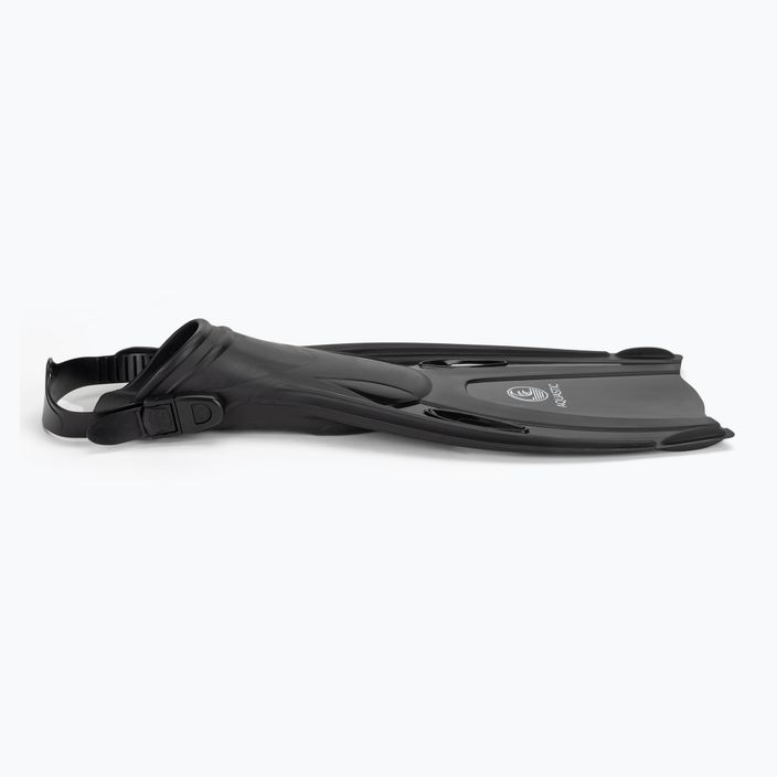 AQUASTIC Cove black snorkelling fins 3