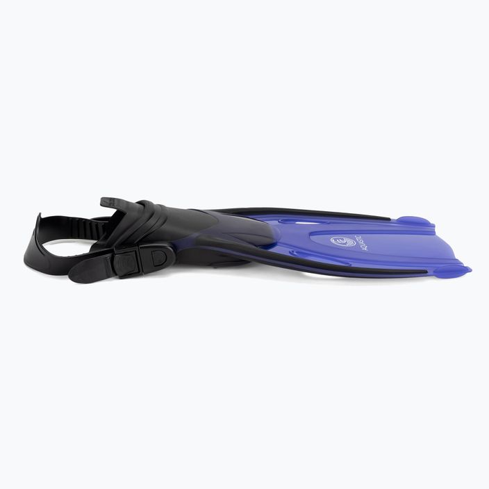 AQUASTIC Shelly dark blue children's snorkel fins 3