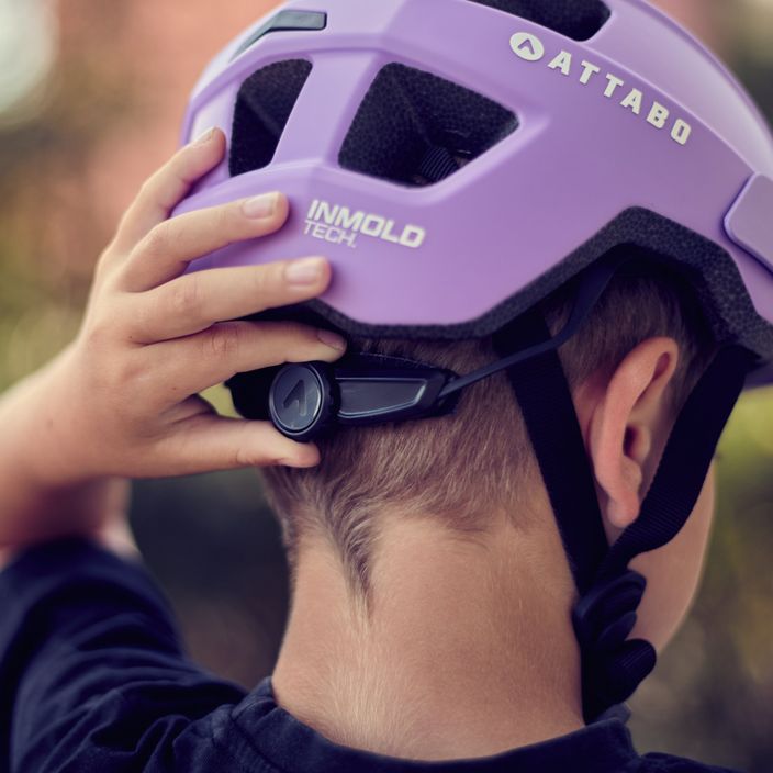 ATTABO Khola children's bicycle helmet purple 9