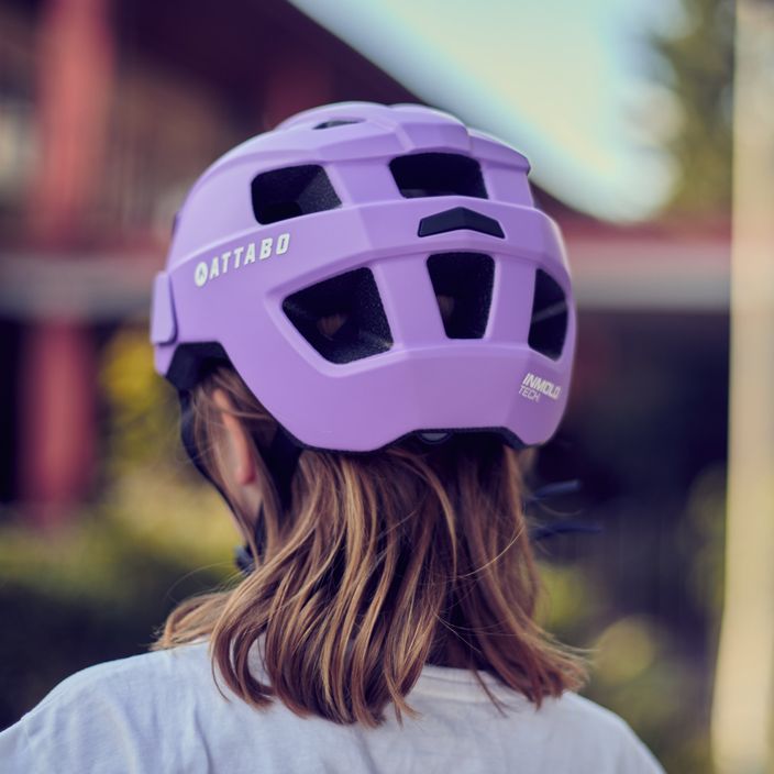 ATTABO Khola children's bicycle helmet purple 11