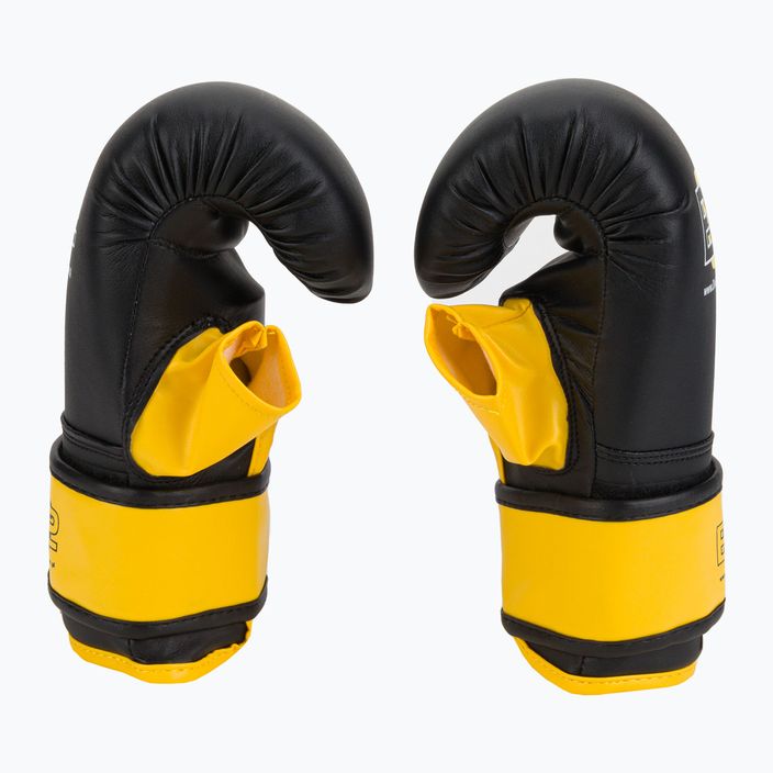 DIVISION B-2 instrument boxing gloves black and yellow DIV-BG03 4