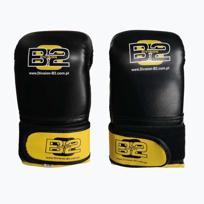 DIVISION B-2 instrument boxing gloves black and yellow DIV-BG03 8