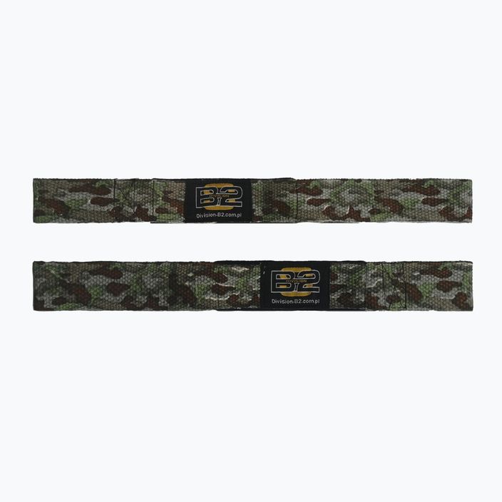 DIVISION B-2 army camo weightlifting straps DIV-WLSC01