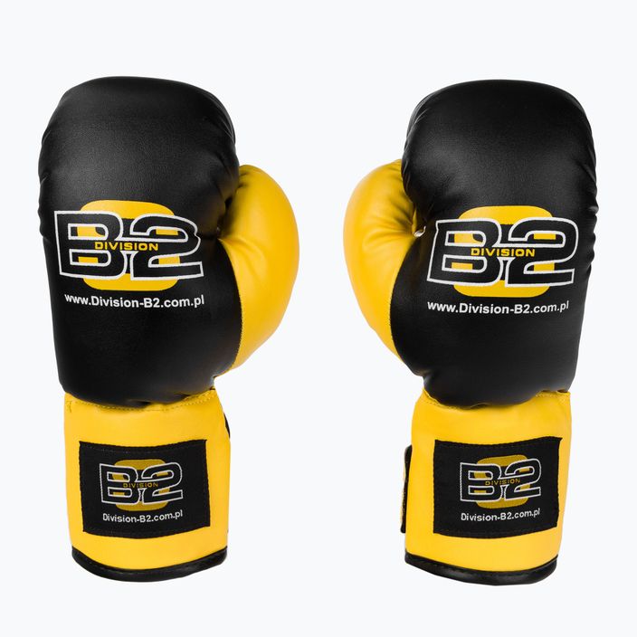 DIVISION B-2 children's boxing set 7kg bag + 6oz boxing gloves black DIV-JBS0002 3