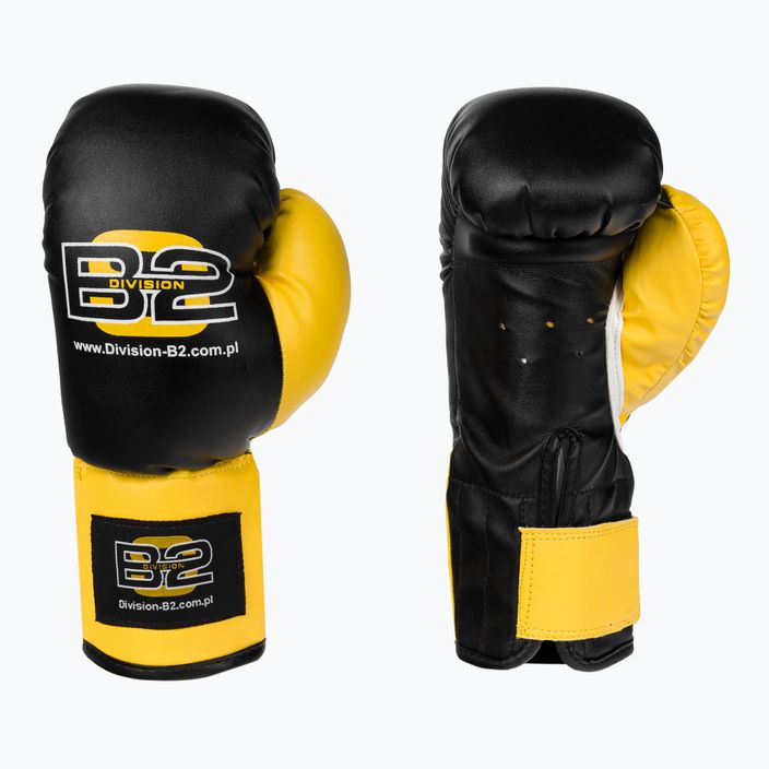 DIVISION B-2 children's boxing set 7kg bag + 6oz boxing gloves black DIV-JBS0002 5