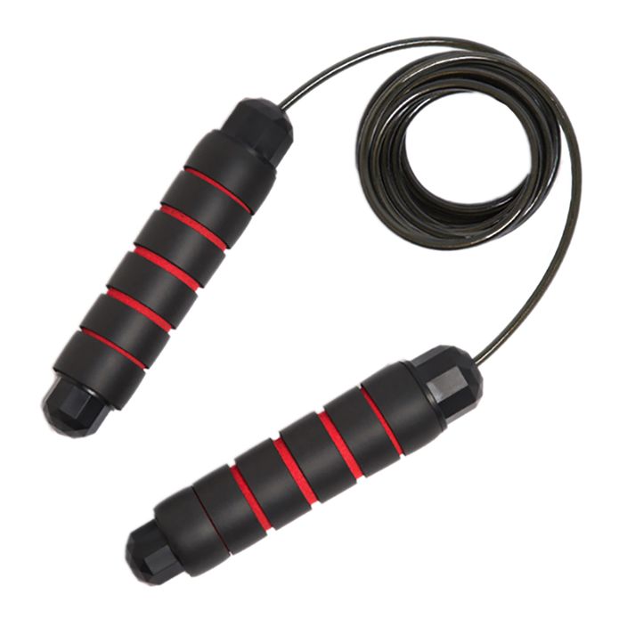Skipping rope with adjustable weight and length DIVISION B-2 black-red DIV-WJR450 2