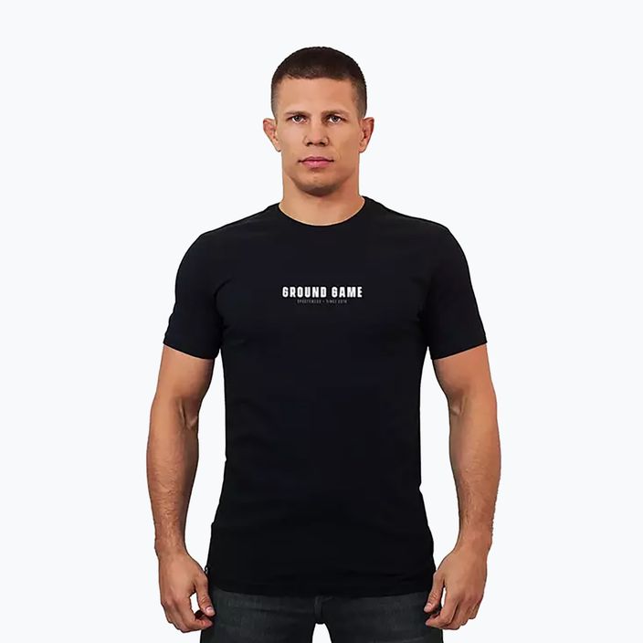 Men's Ground Game Minimal Typo T-shirt black