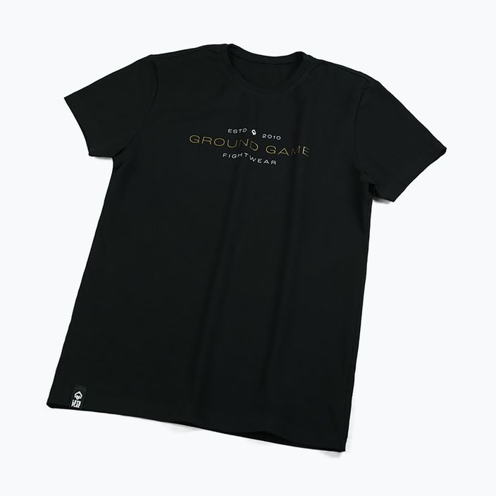 Men's Ground Game Gold Typo T-shirt 2