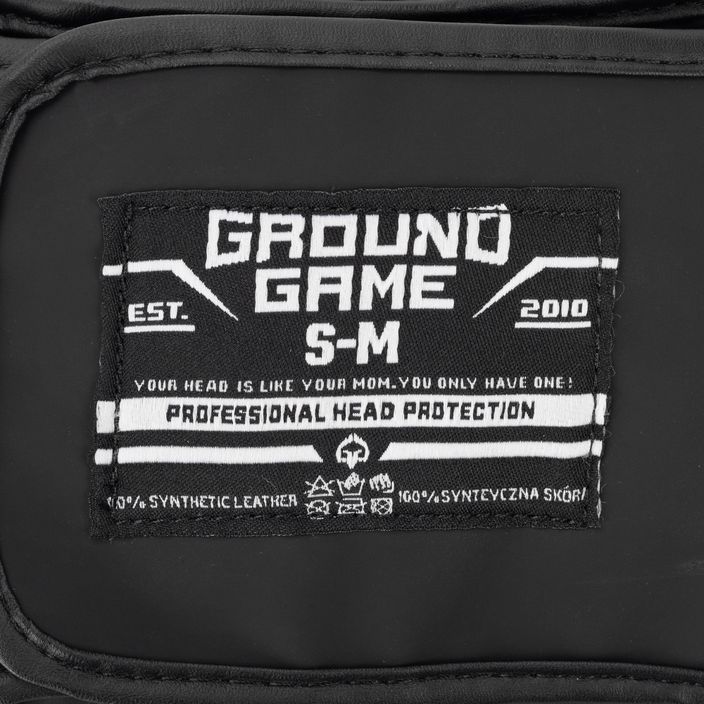 Ground Game Big Typo boxing helmet black 5