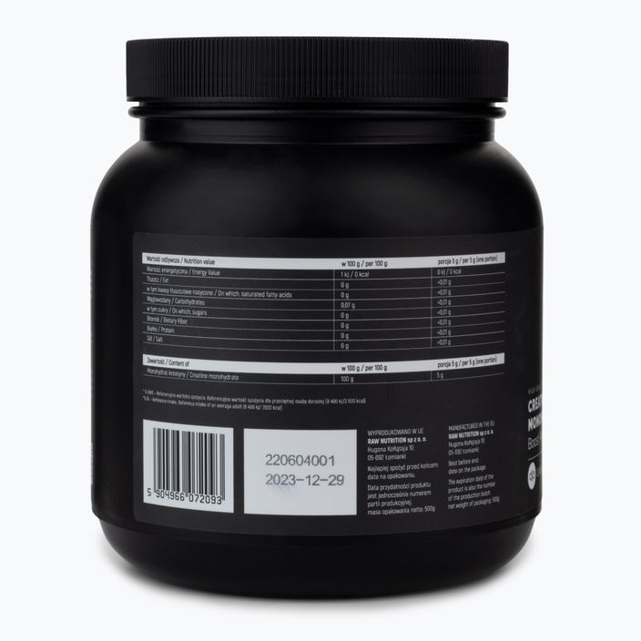 Raw Nutrition creatine monohydrate 500g MONO-59016 2