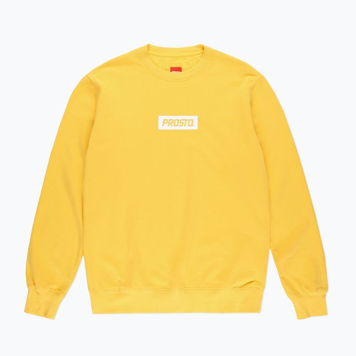 Men's PROSTO Crewneck Sweatshirt Bokz yellow