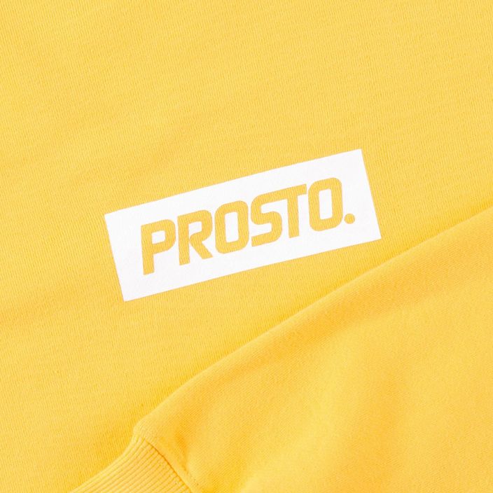 Men's PROSTO Crewneck Sweatshirt Bokz yellow 3