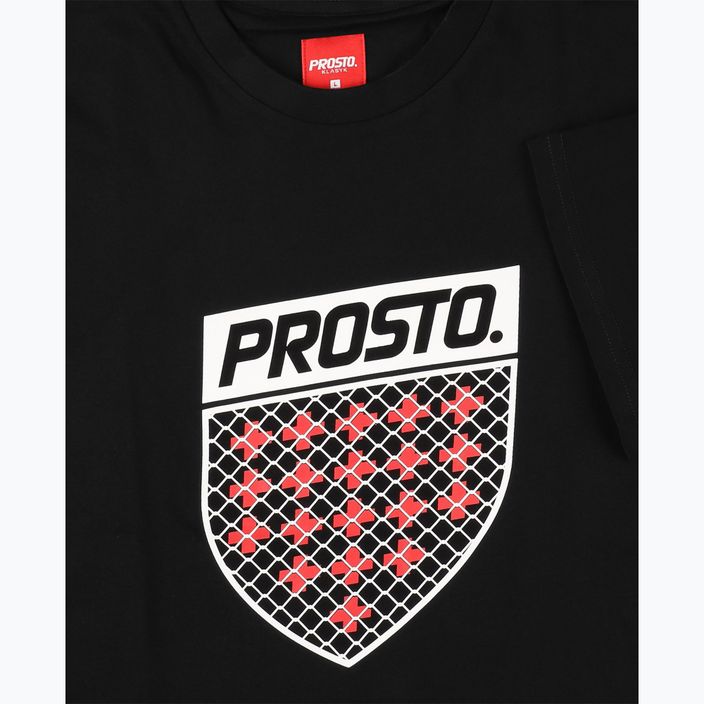 PROSTO Tripad black men's t-shirt 3