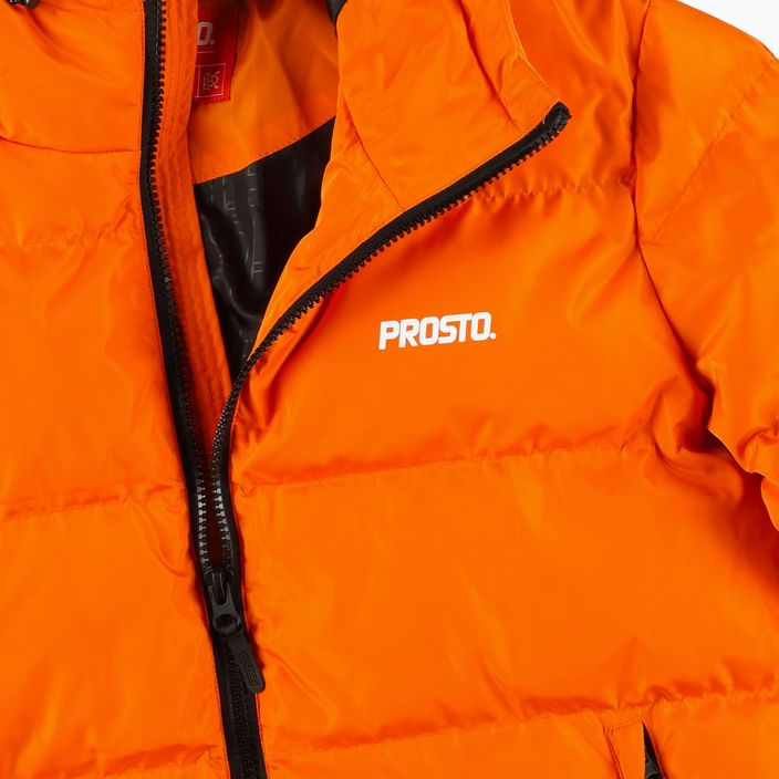 PROSTO men's winter jacket Winter Adament orange 4