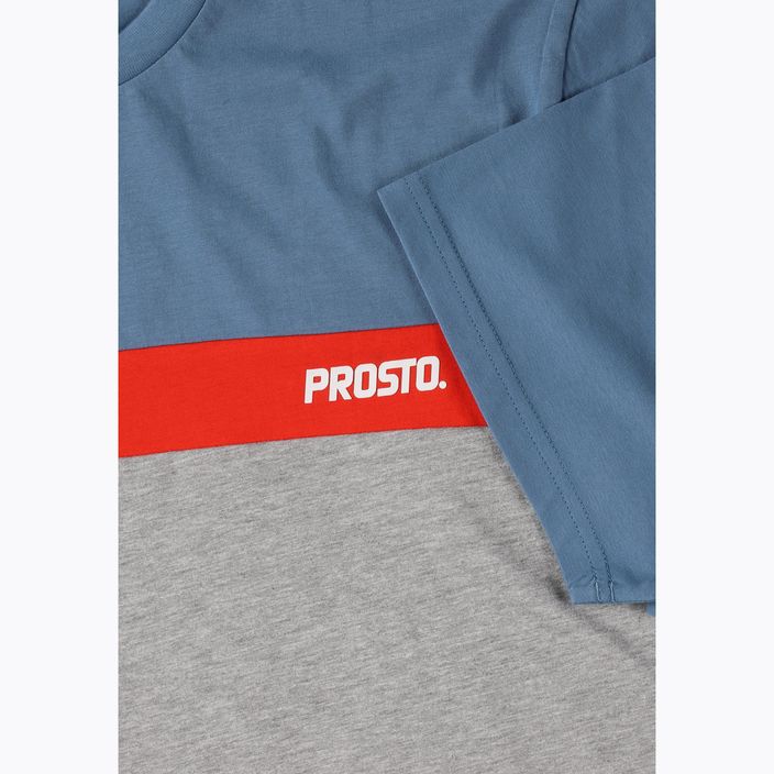 PROSTO men's t-shirt Plooz blue 3