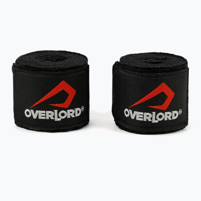 Overlord elastic boxing bandages black 200001-BK/350 3