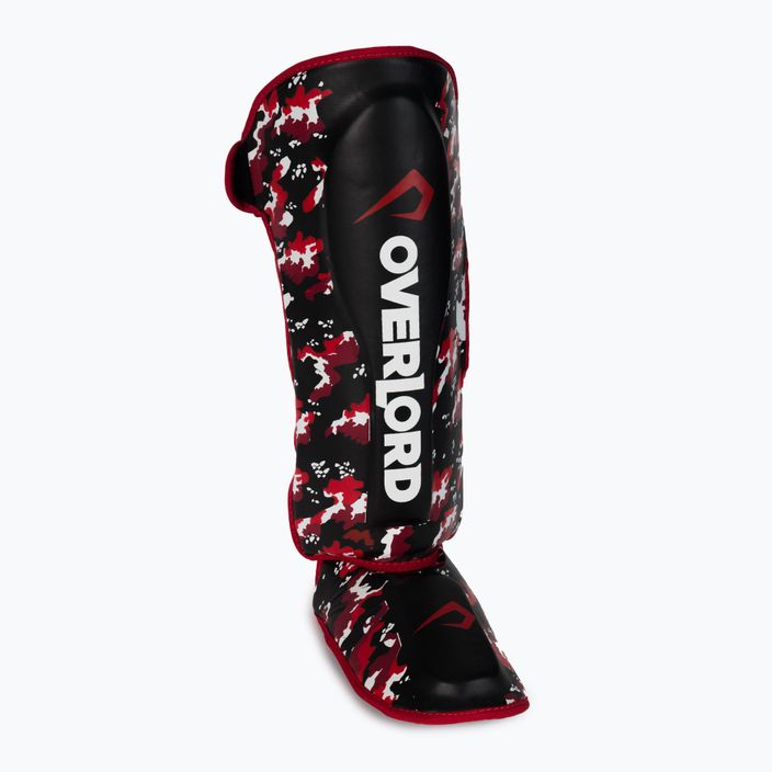 Overlord Fighter tibia protectors red 301002-R/M