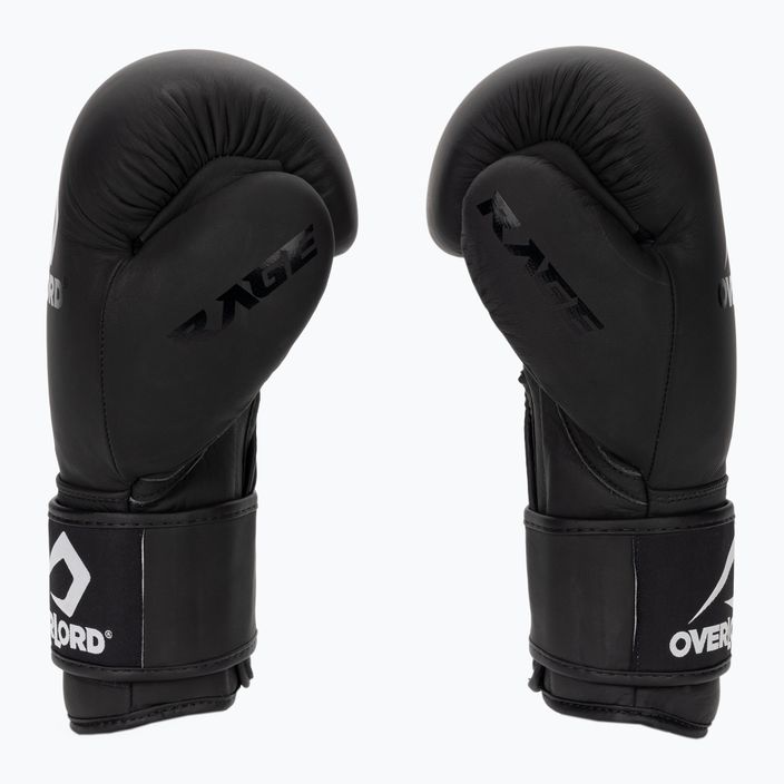 Overlord Rage black boxing gloves 100004-BK 3