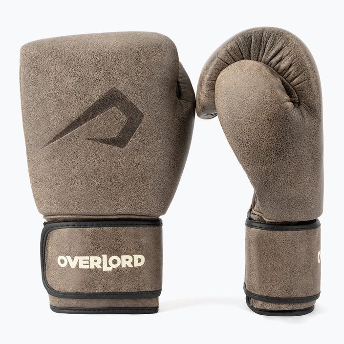 Overlord Old School brown boxing gloves 100006-BR 7