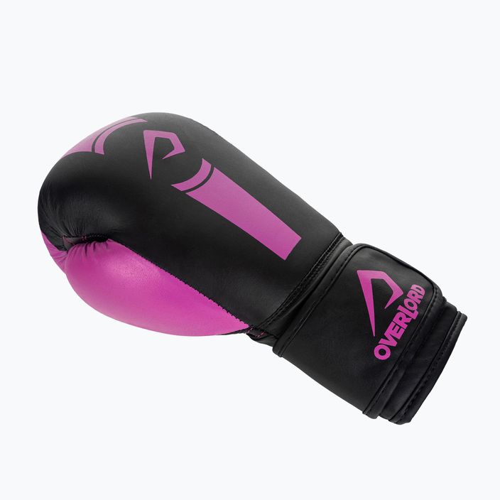 Overlord Boxer children's boxing gloves black and pink 100003-PK 11