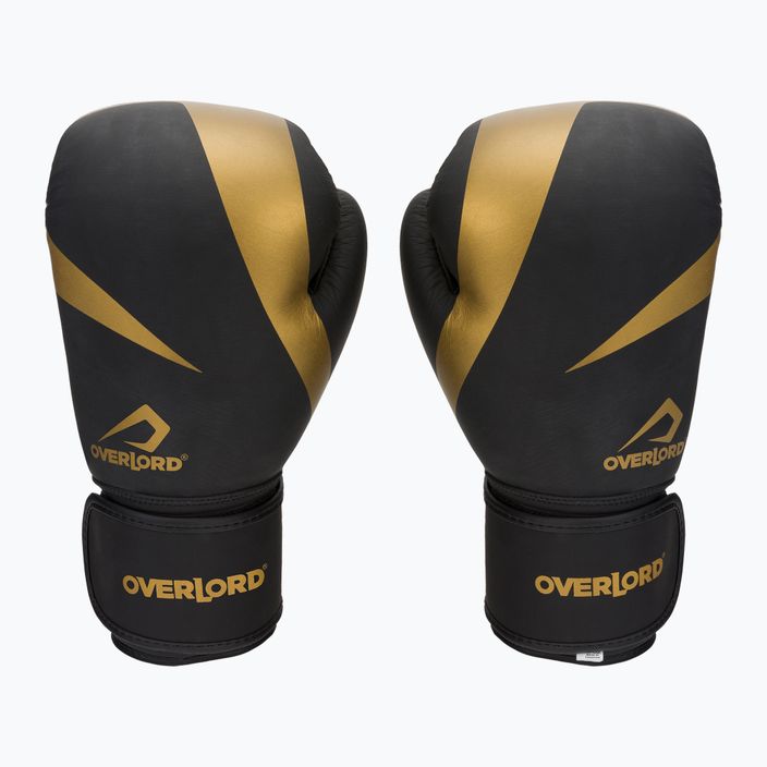 Overlord Riven black and gold boxing gloves 100007