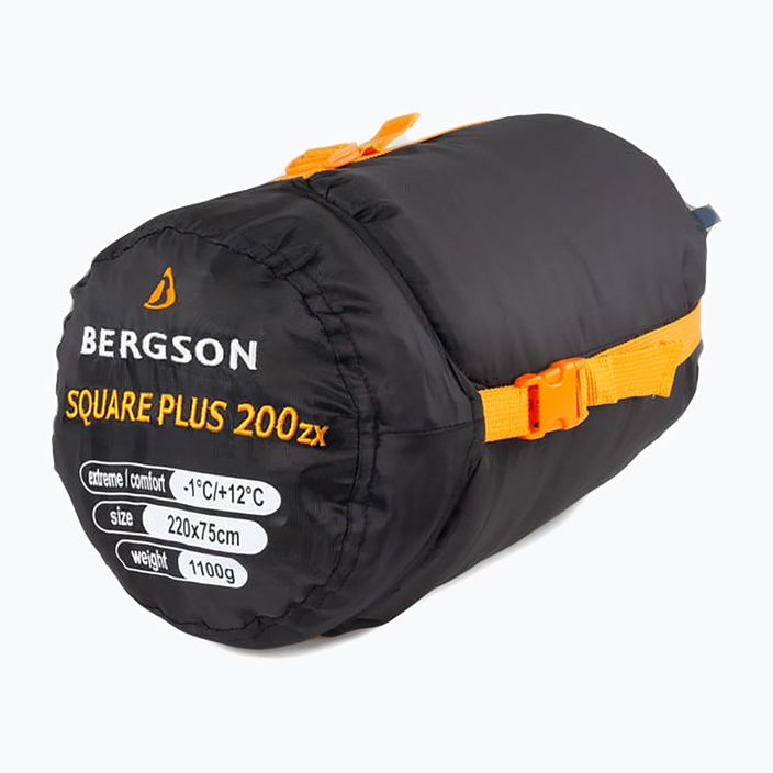 BERGSON Square Plus 200 ZX sleeping bag black 2