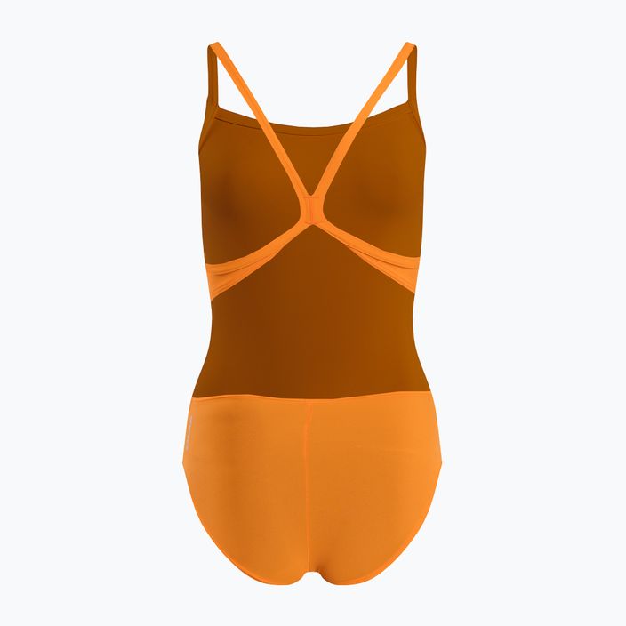 Women's one-piece swimsuit CLap Two-layer orange CLAP104 2