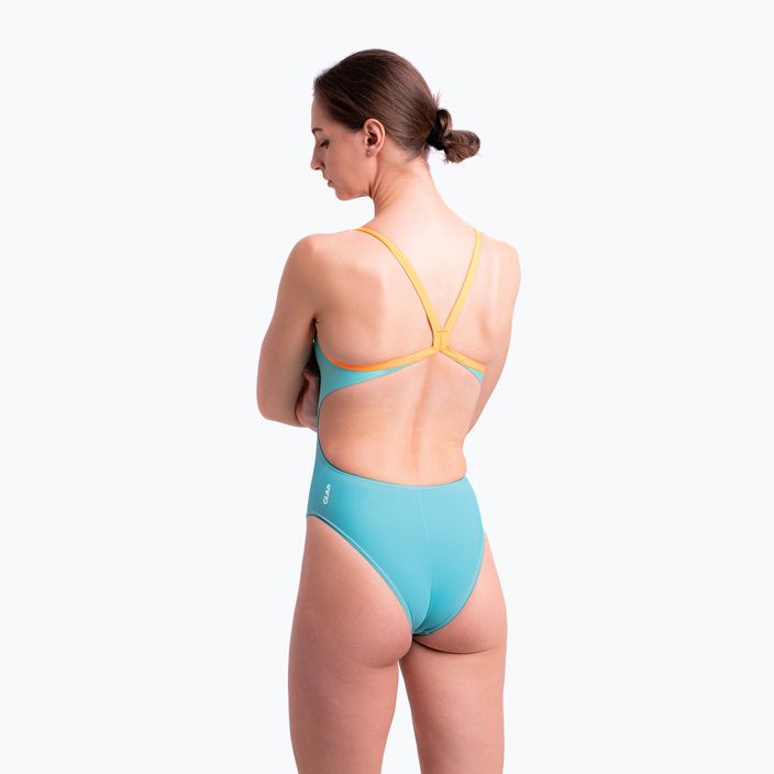 Women's one-piece swimsuit CLap Two-layer blue CLAP105 5