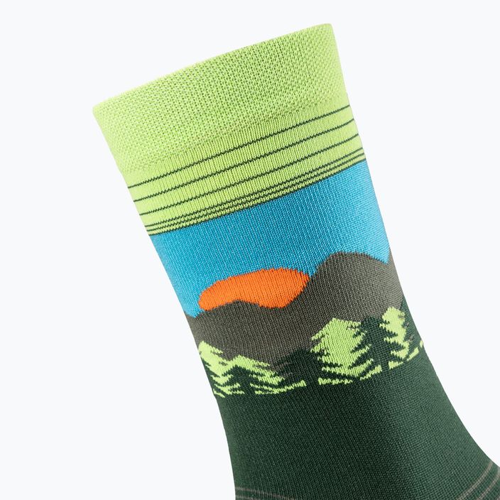 Alpinus Lavaredo green trekking socks 2