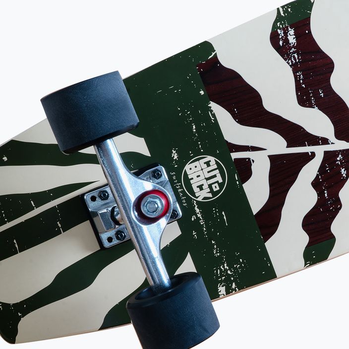 Cutback Palm 31" brown and white surfskateboard CUT-SUR-PAL 10