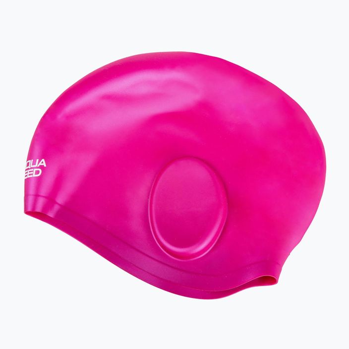 AQUA-SPEED Swimming Cap Ear Cap Volume pink 2