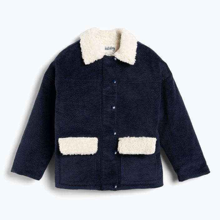 Children's jacket KID STORY Teddy storm blue