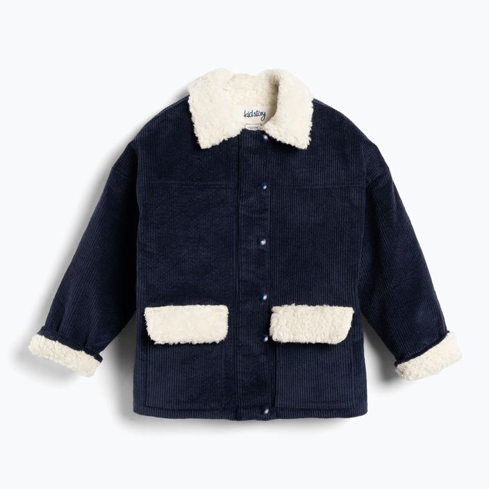 Children's jacket KID STORY Teddy storm blue 2