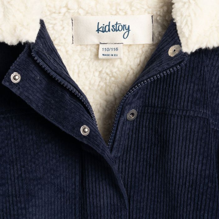 Children's jacket KID STORY Teddy storm blue 4