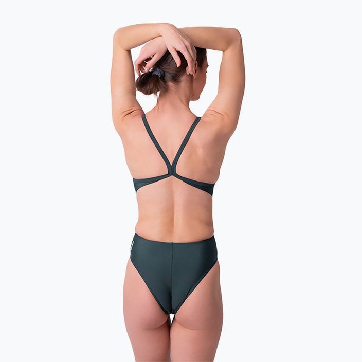 Women's swimsuit CLap one-piece dark green 3