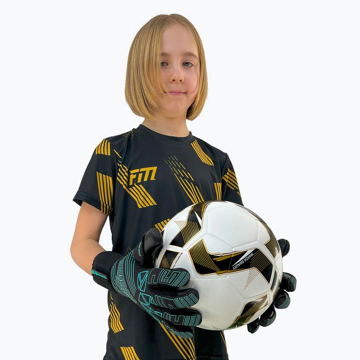 Football Masters Fenix ocean children's goalkeeper gloves 3