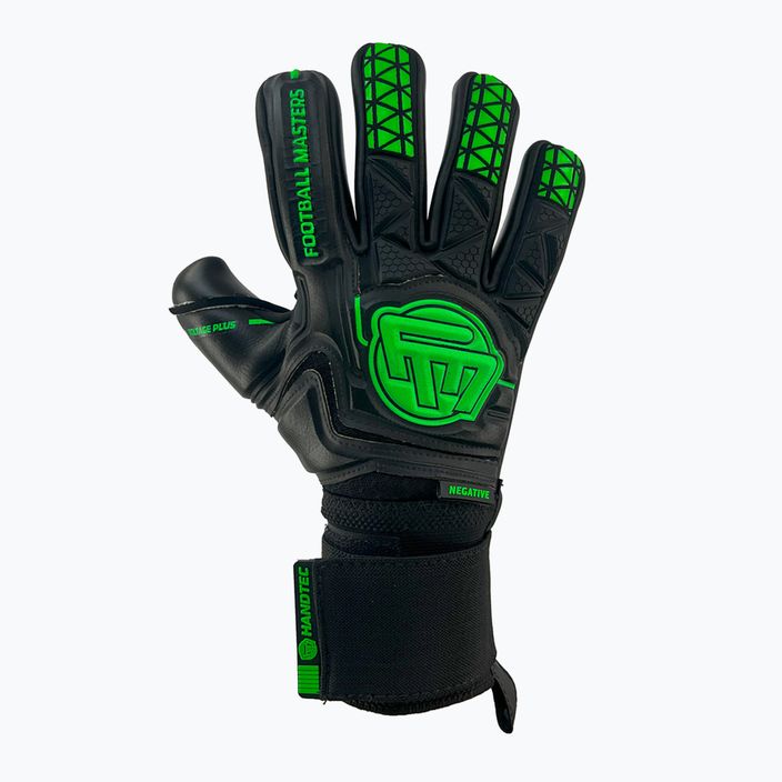 Football Masters Voltage Plus NC goalkeeper gloves black/fluo
