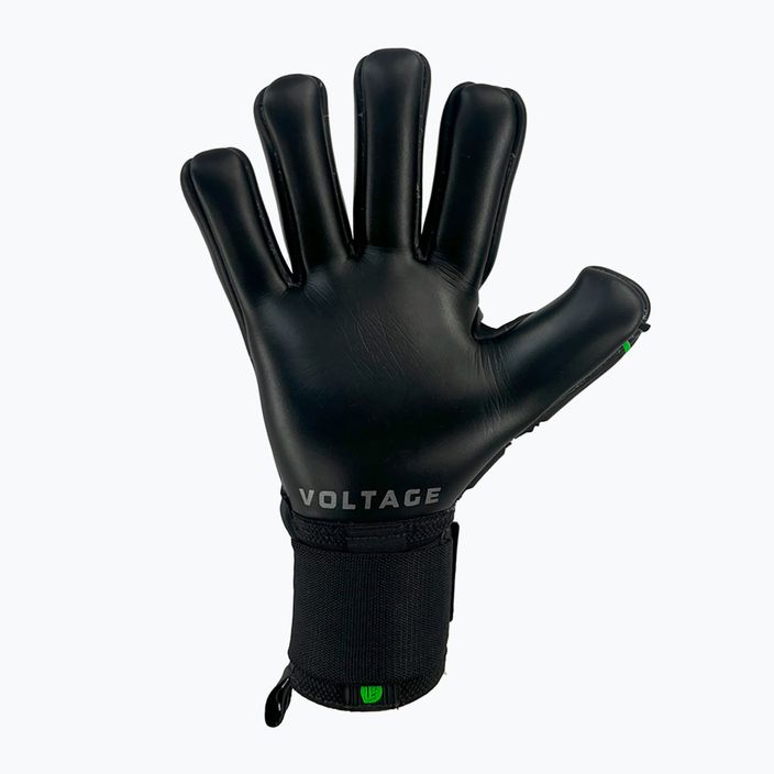 Football Masters Voltage Plus NC goalkeeper gloves black/fluo 2