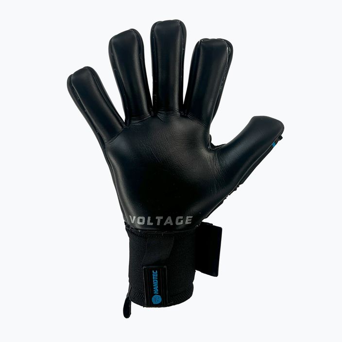 Football Masters Voltage Plus NC goalkeeper gloves black/blue 2