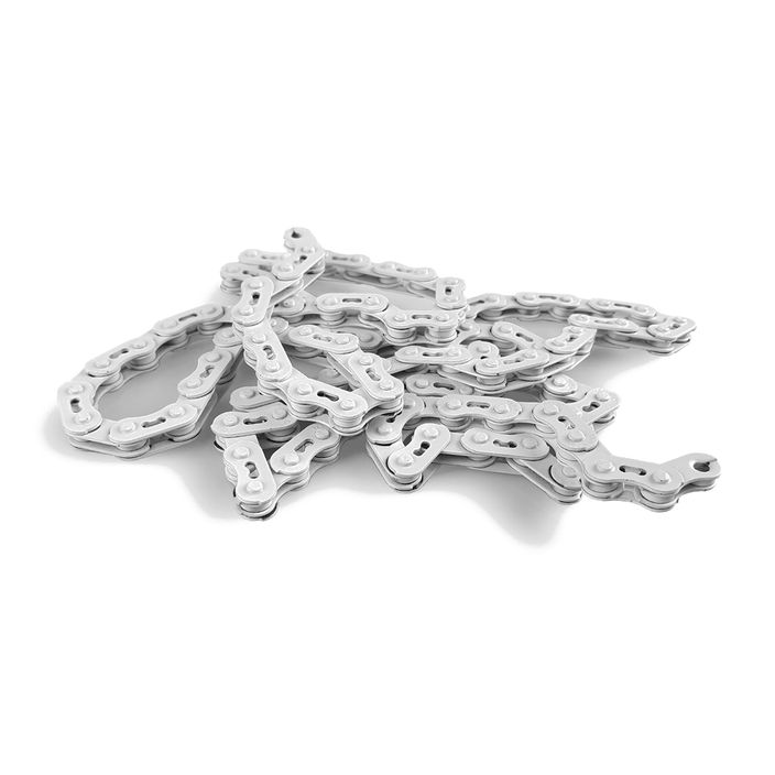 Dartmoor Core Singlespeed 3/32" white painted bicycle chain 2