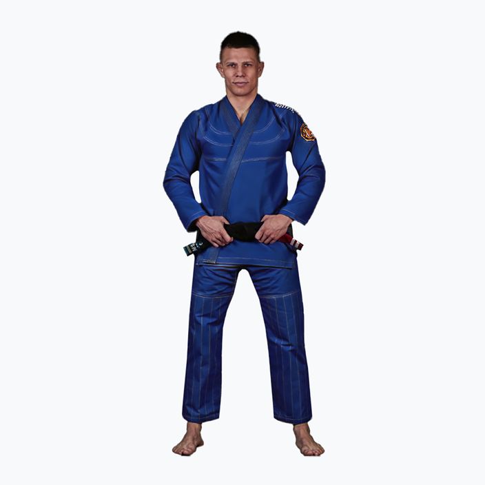 GI for men's Brazilian jiu-jitsu Ground Game Champion 2.0 blue GICHNEWBLU