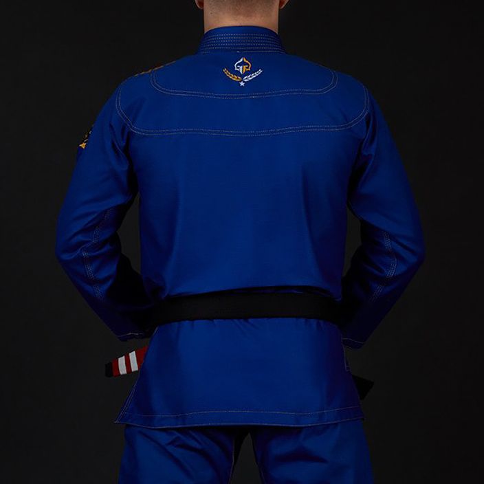 GI for men's Brazilian jiu-jitsu Ground Game Champion 2.0 blue GICHNEWBLU 3