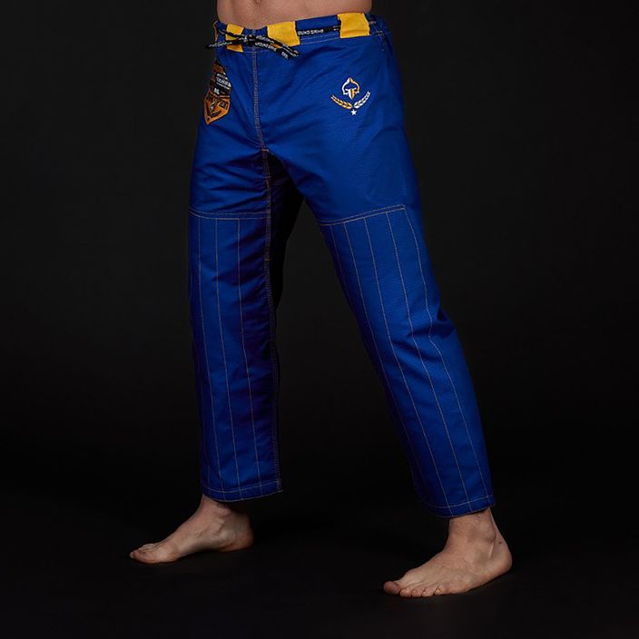 GI for men's Brazilian jiu-jitsu Ground Game Champion 2.0 blue GICHNEWBLU 7