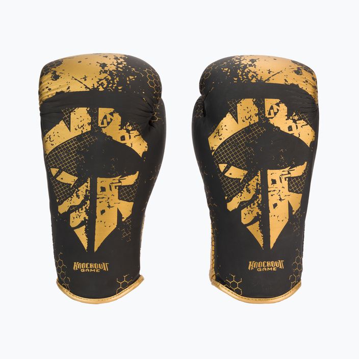 Ground Game Cage Gold Boxing Gloves BOXGLOCGOLD10