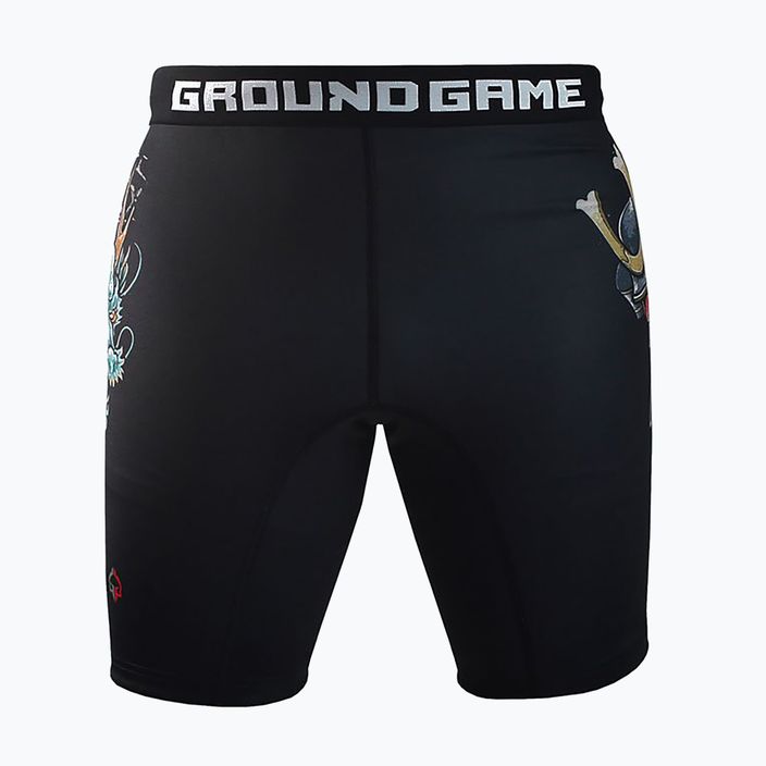 Ground Game Vale Tudo Bushido 3.0 men's training shorts black/multicolour