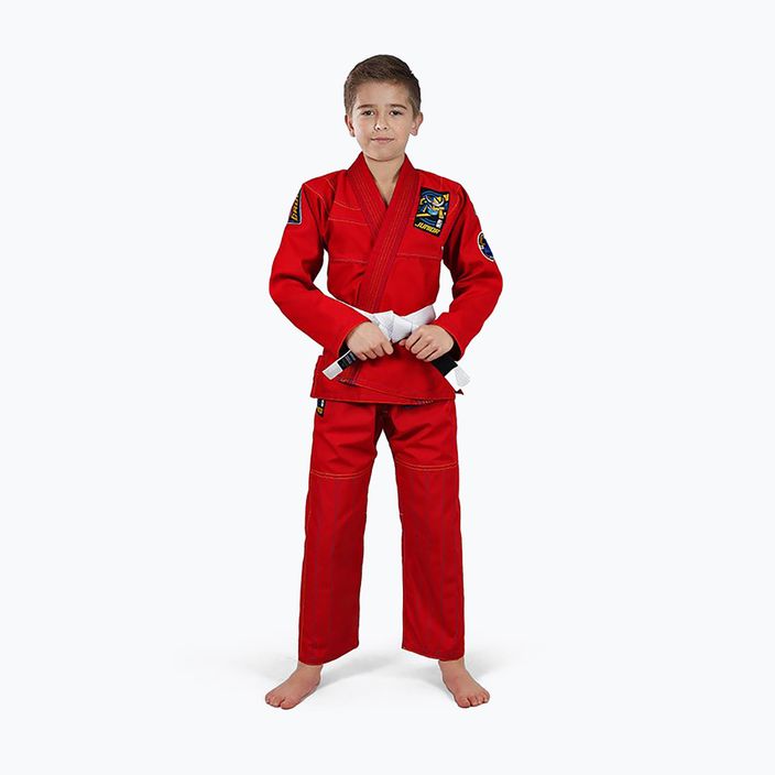 GI for children's Brazilian jiu-jitsu Ground Game Junior 3.0 red GIJUN3RED02