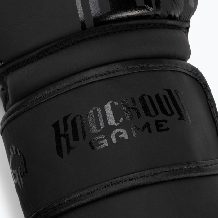 Ground Game Stripe boxing gloves black 21BOXGLOSTRBL10 4