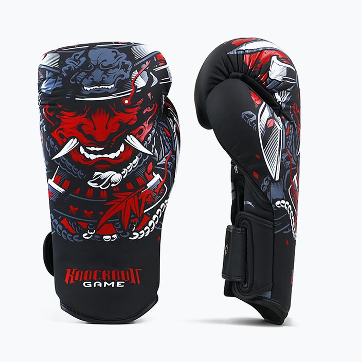 Ground Game "Samurai" boxing gloves black 21BOXGLOSAM10 2