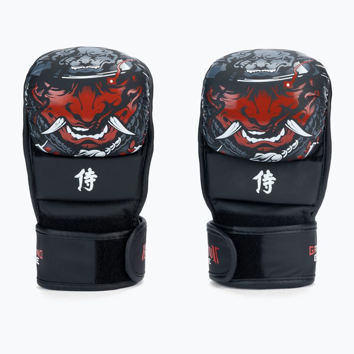 Ground Game MMA Sparring Gloves "Samurai" black 21MMASPARGLOSA